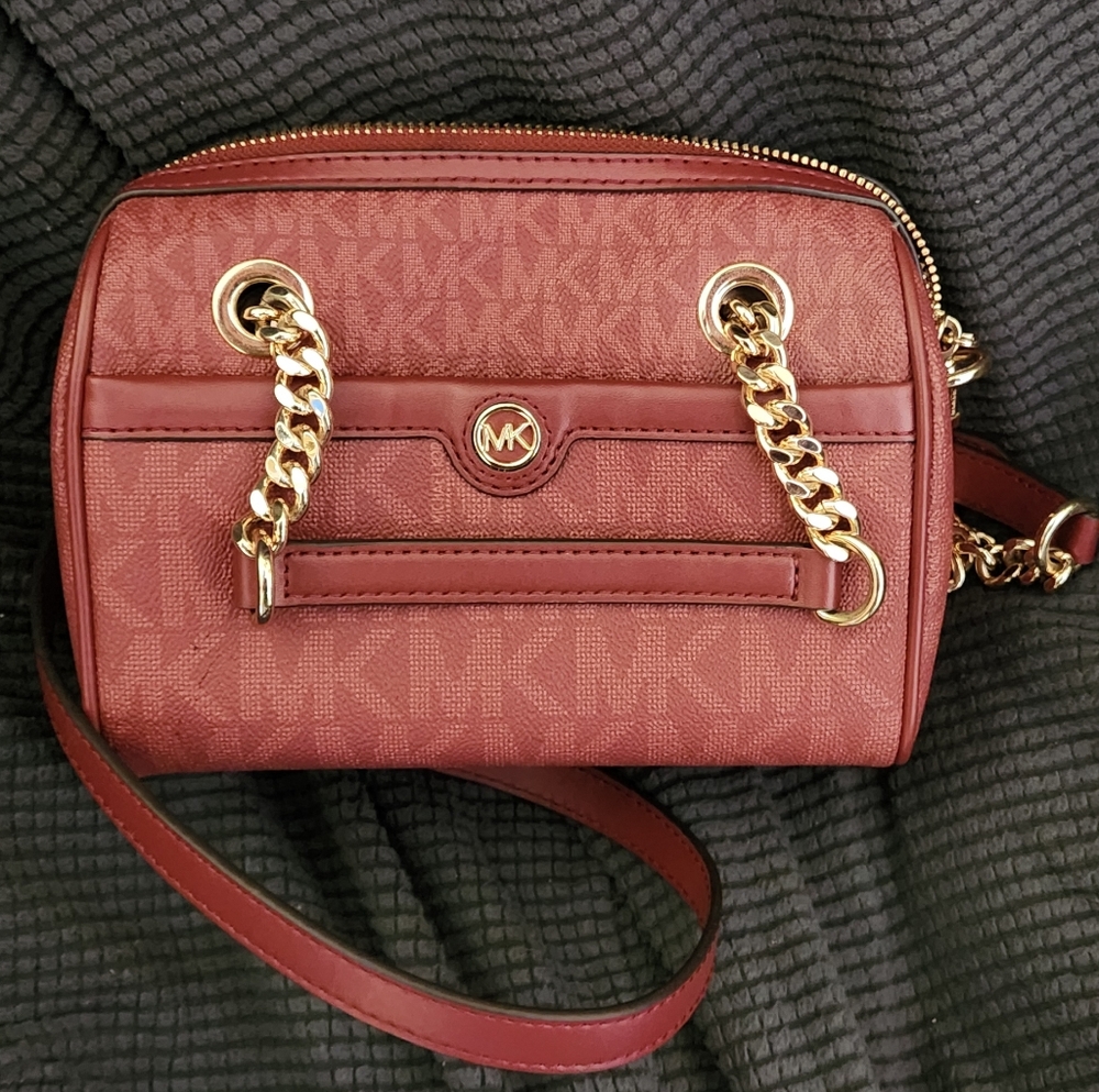 Michael Kors Red Crossbody Bag